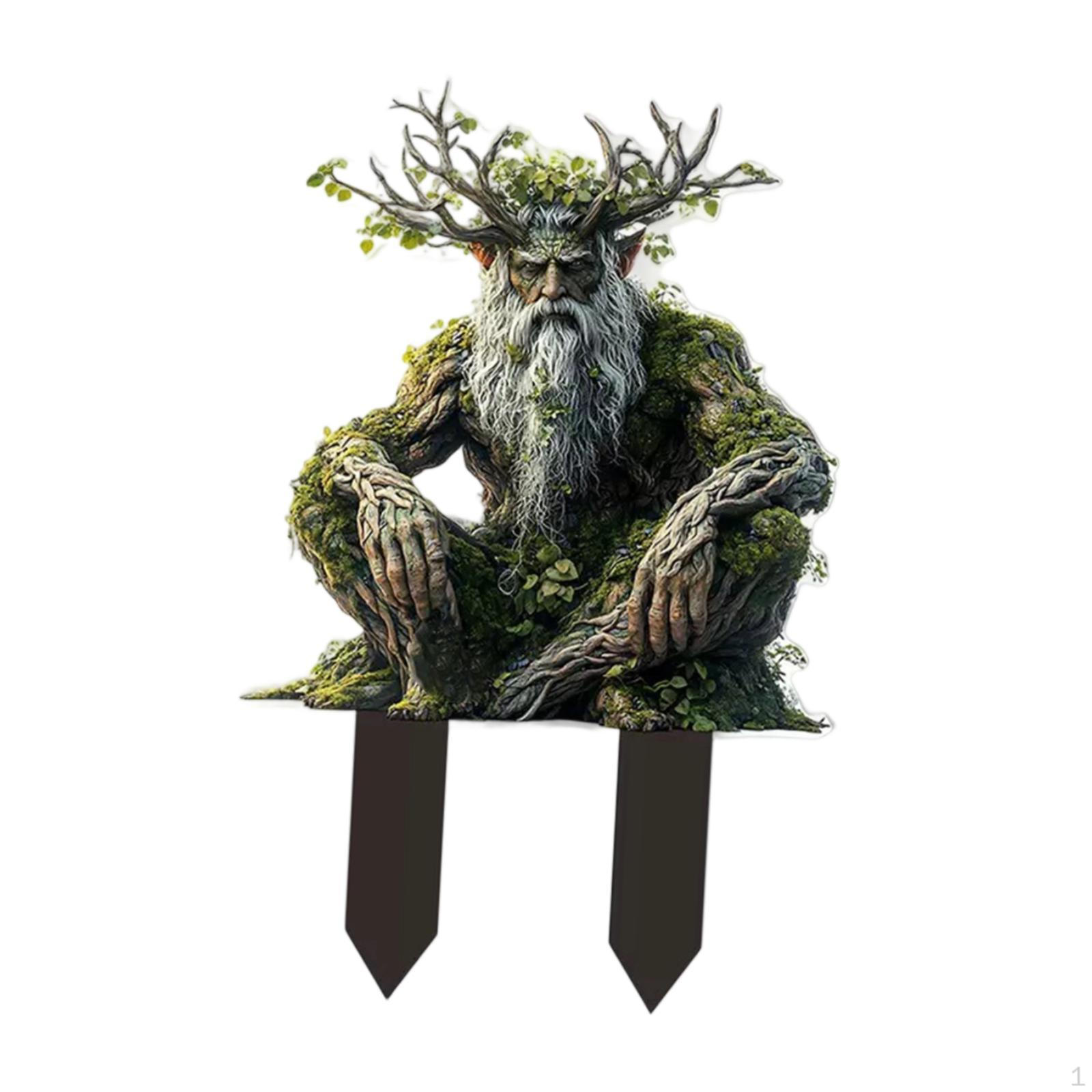 

2D Акриловая Декоративная Панель для Сада, Уличный Колышек и Цветочный Горшок Style A