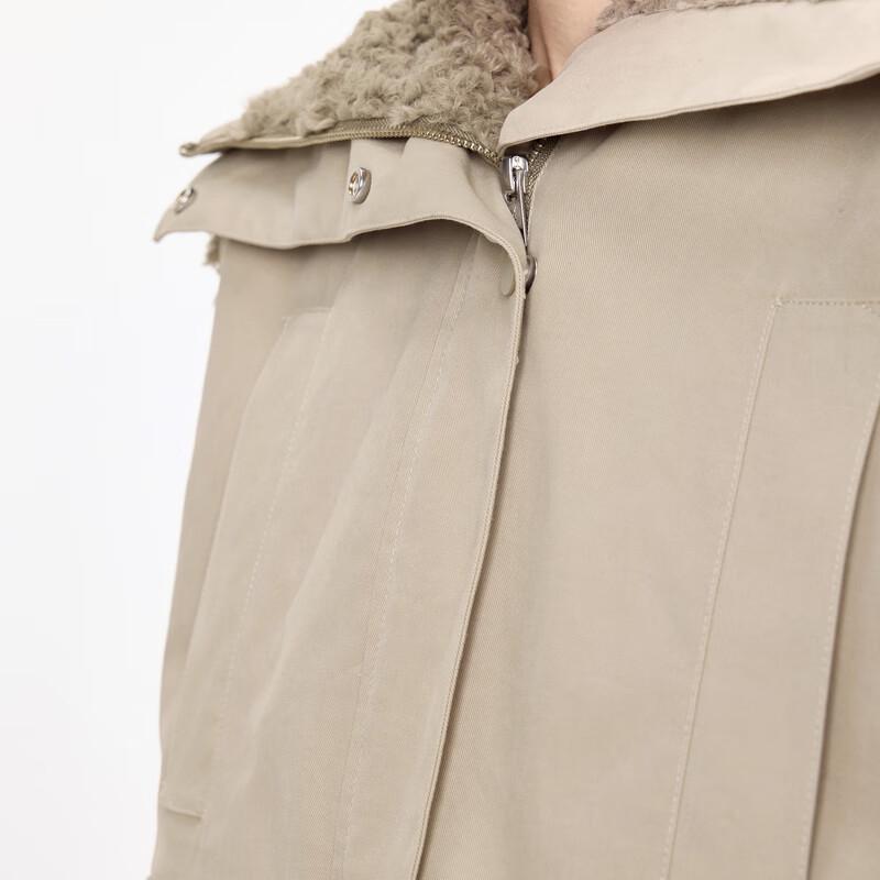 JNBY 2024 Winter Loose Lapel Sleeveless Vest