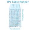 Butterfly Print Butterfly Mesh Table Runner Multi-color Table Decor Gauze Tablecloth Semi-Transparent Wedding Table Runner