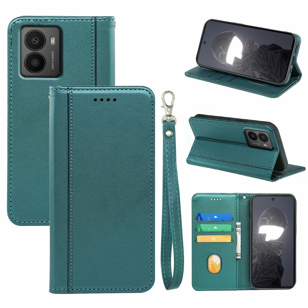 HX01 For HMD Fusion 5G Wallet Case Magnetic Closing PU Leather Phone Cover