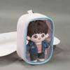 Display Doll Storage Bag Portable Outdoor Doll Display Bag 10cm Transparent Doll Bag  Plush Doll