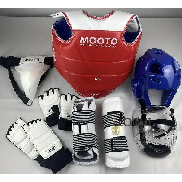Thicken Competition Martial Arts Combat Protective Children's Boxing Taekwondo Protective Gear Actual Combat Equipment Full Set