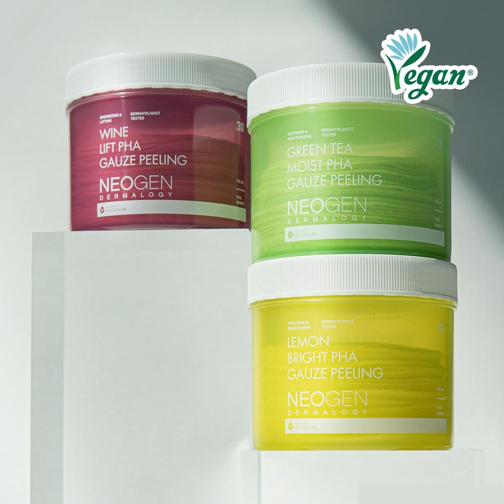 [Éclat Humidité Élasticité] Neogen Paha Gauze Peeling Pad Choisissez 1 des 3 Types [vin] Pad de Gommage à la Gaze Élastique 03