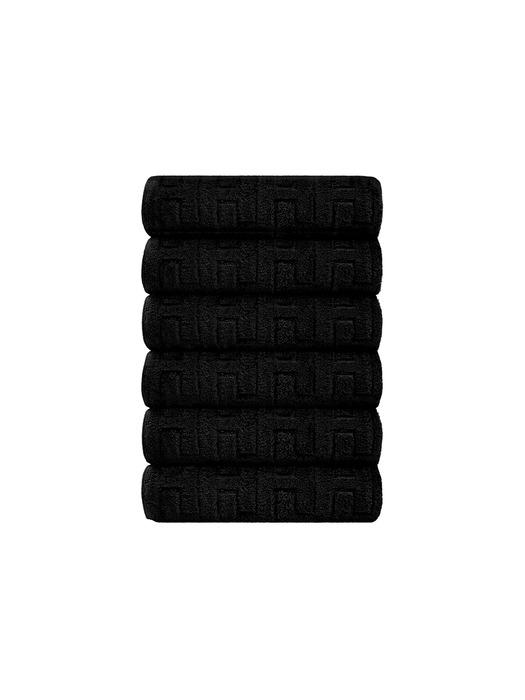 TETO 6P Black Edition Solid Supima Towel 230g Solid 230g