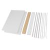 Air Conditioner Side Insulation Panel Kit Heat Draft Insulating Foam Panel with EVA Strip for Window AC Unit