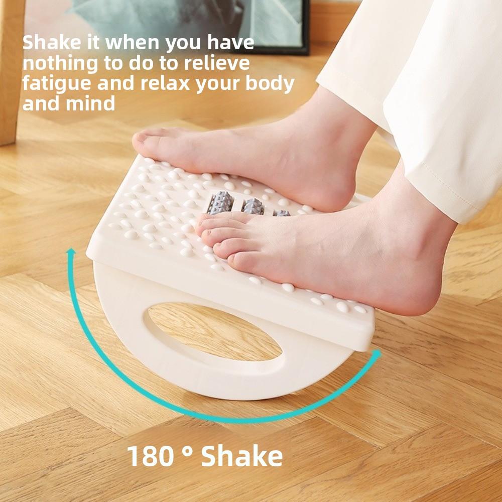 Comfortable with Massage Rollers Foot Rest 180 Degree Swing Ergonomic Foot Stool Office Foot Rest Under Desk