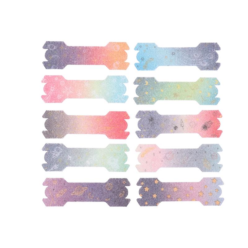 

10 шт. Дитячі протихропні смужки для носа Кольорова допомога для дихання для хлопчиків та дівчаток Гіпоалергенний назальний пластир Веселі тваринні принти Для кращого