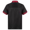Unisex Short Sleeve Chef Coat Breathable Cotton Button Front Design Professional Kitchen Uniform for Hotel Restaurant Staff