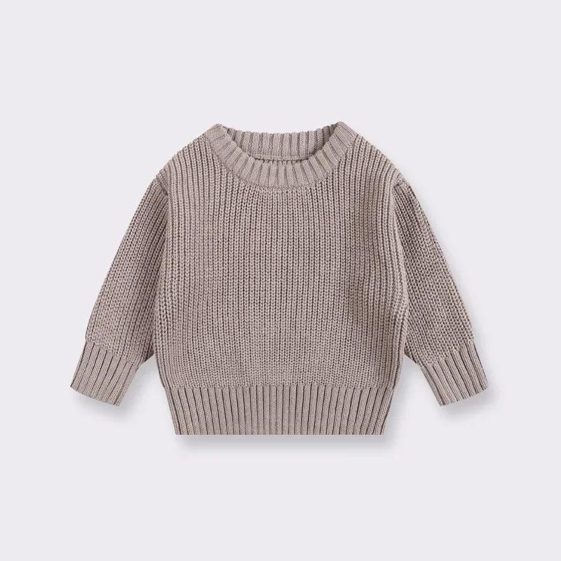 0-7T Bambino Bambina Neonato Maglione Neonato Pullover Lavorato a Maglia Top Casual Base Abbigliamento in Maglia