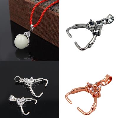 Vielseitige Metallanhänger-Verschlüsse Verbindungsstücke Schmuckherstellungsmaterialien Anhängerverschluss Haken Geeignet für DIY-Bastelarbeiten