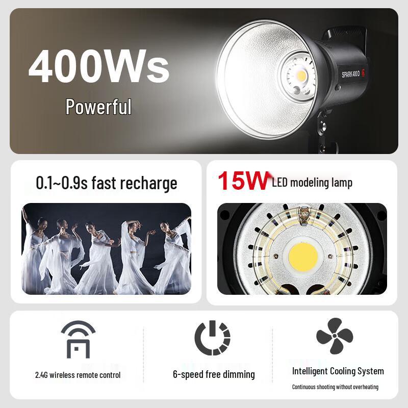 Jinbei SPARK-400D Studio Flash Kit
