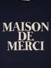 LA MAISON STUDIO Unisex Cargo Pocket Displace Logo Sweatshirt Navy (Fce1Ts101M)