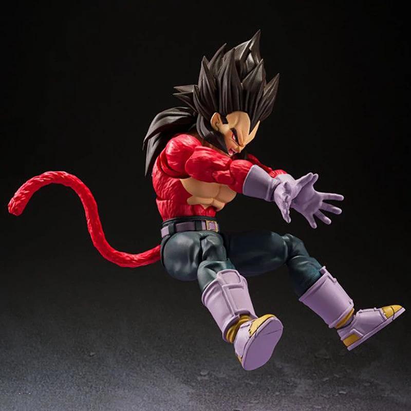 SHF Dragon Ball GT Figuren Super Saiyan 4 Son Goku Vegeta Actionfigur Bewegliches Sammlerstück Anime Saiyan Gott Goku Puppenmodell Spielzeug