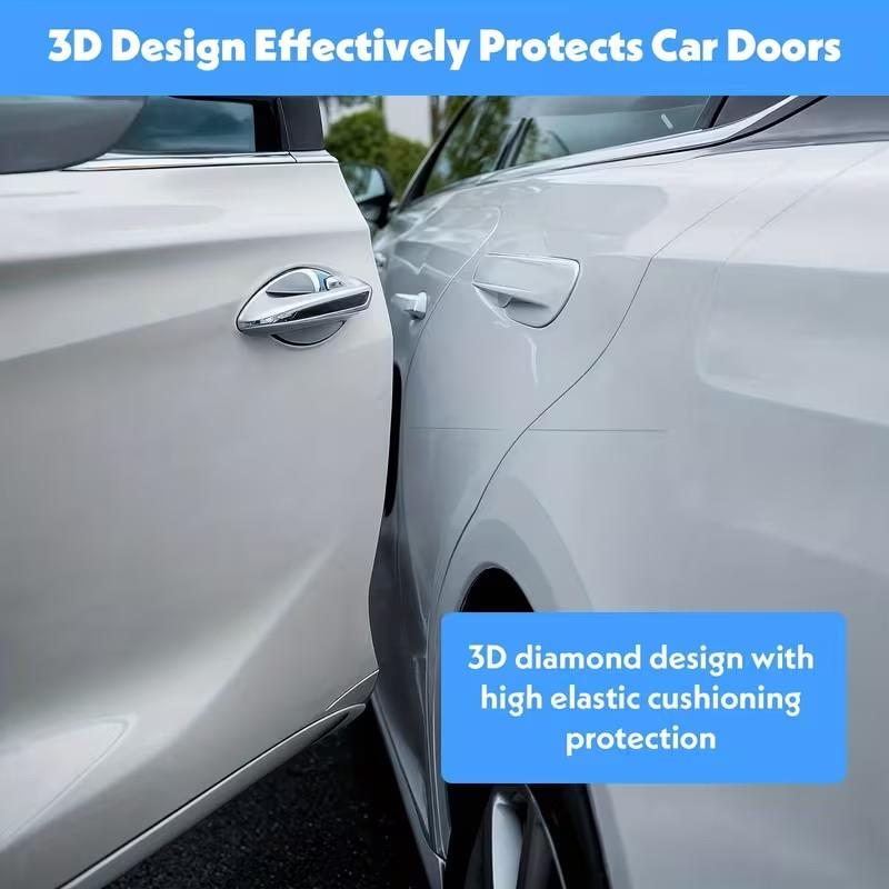 4 Pezzi Striscia Anti-Collisione per Bordi Auto Protezione Paraurti Barra Protettiva Anti-Striscio Graffio Paraurti Styling Crash Accessori Auto
