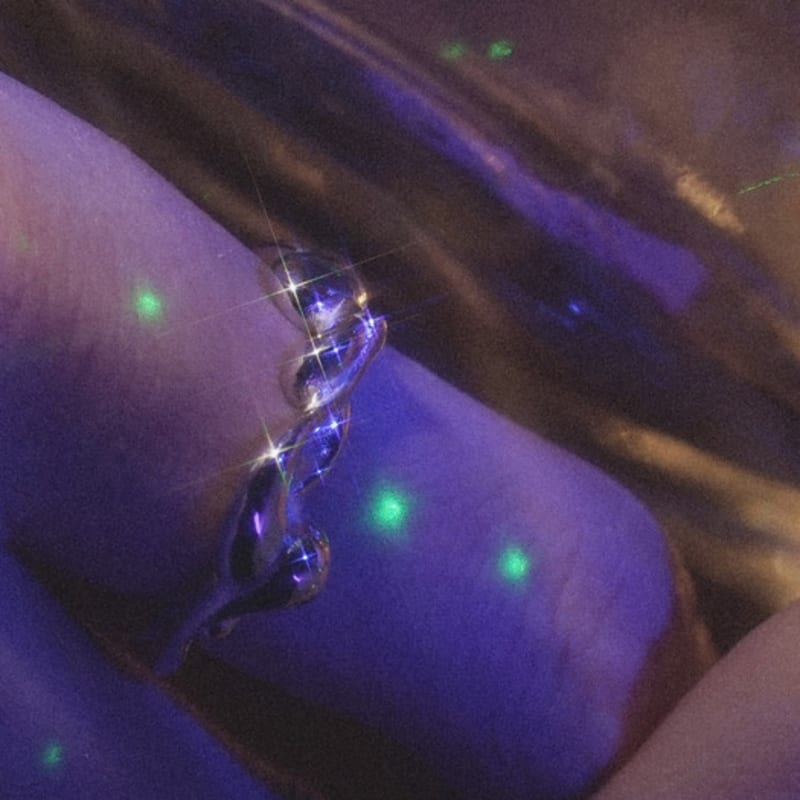 

tomorrowobject 23SS. breeze with blue night. ring 04 silver (not plated)