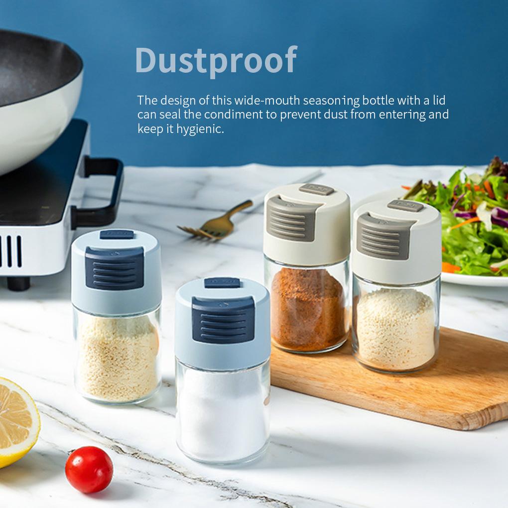 Szklane Butelki Pyłoszczelne Słoiki na Przyprawy Pojemnik Szejker Gospodarstwo Domowe Dozowniki Ilościowe Soli Przyprawy Akcesoria Kuchenne