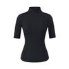 Women's Tencel High-Neck Mid-Sleeve Stretchy Lyocell T-Shirt