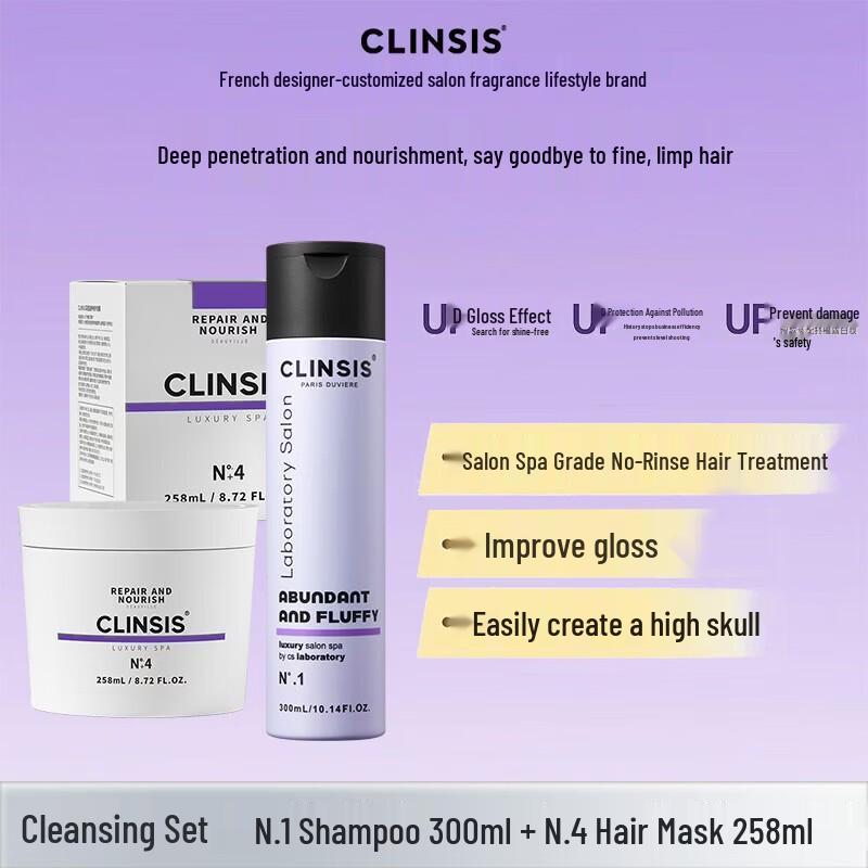 CLINSIS Oil Control Shampoo & Hair Mask Set