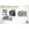 TAKOM 1/35 Sd.Kfz.250/4 Ausf.A Light Anti-Aircraft Armored Personnel Carrier Plastic Model Kit TKO2211