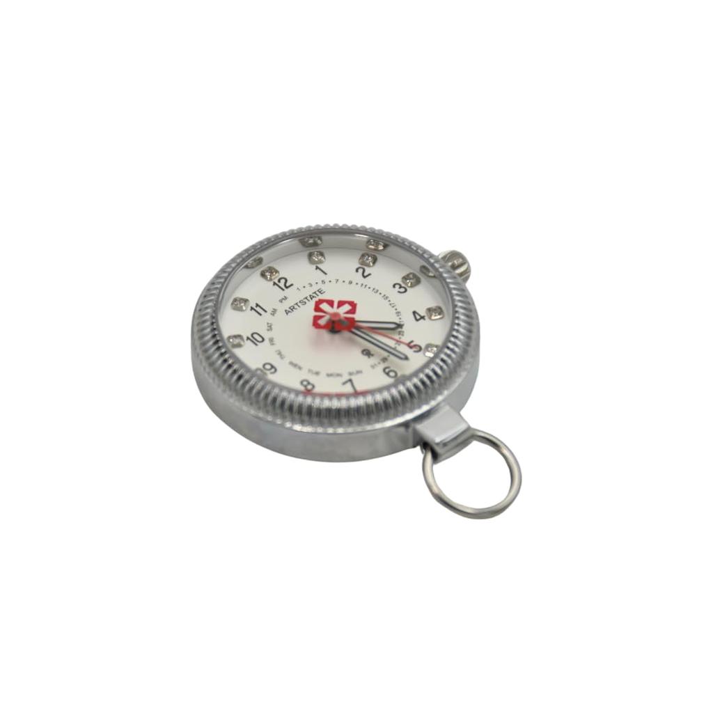 Nurse Watch Pocket Watch Keychain Clock Waterproof Nurse Unisex Radio Controlled Watch [Artstate AS3259A]