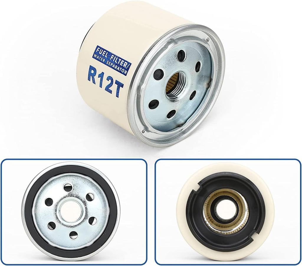 R12T Marine Fuel Filter Water Separator Diesel Engine Element Filter Spin On Racor For 120A 140R 120R 122R S3240 120AT 18-7947