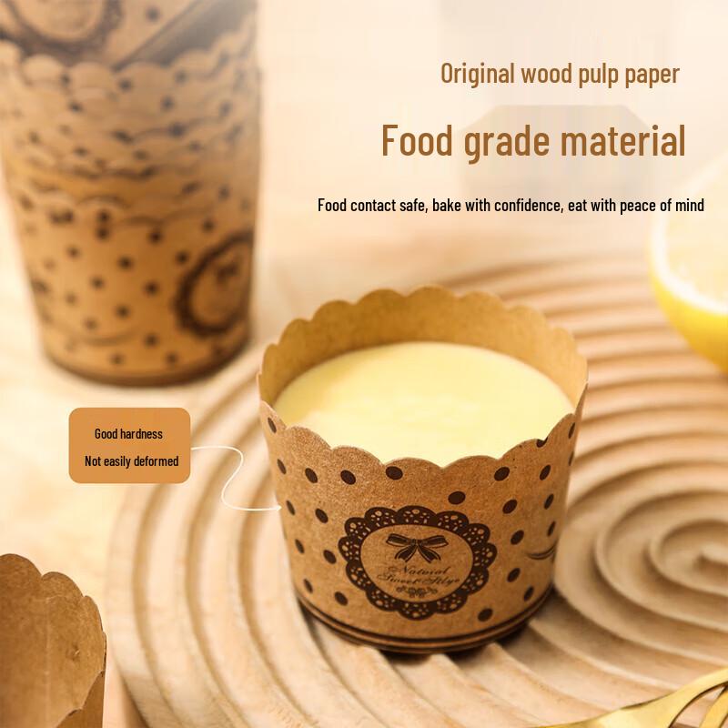 Meichu High-Temperature Cupcake Baking Cups (100-Pack)