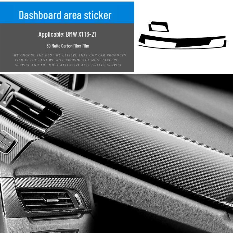 BMW X1/X2 Interior Carbon Fiber Trim Sticker (2012-2021) - Free Replacement for Damage