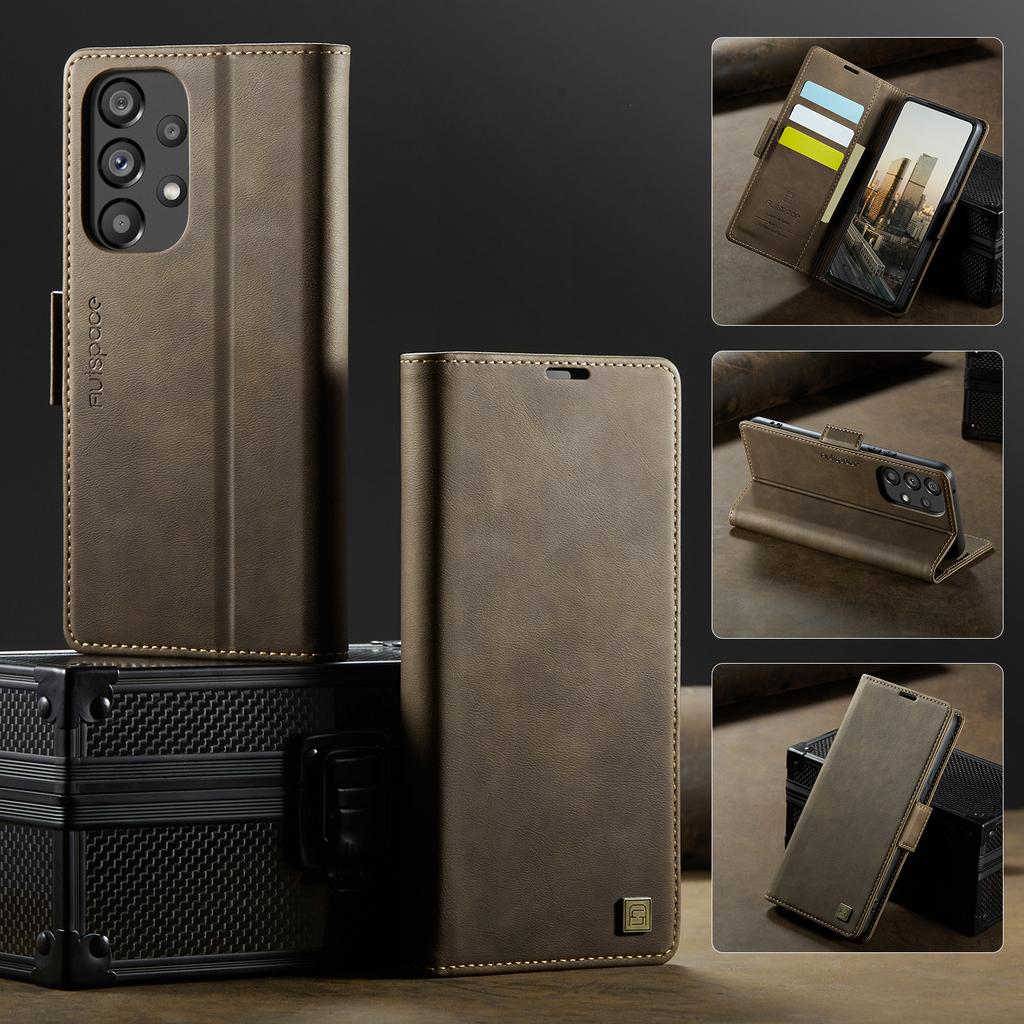 For Samsung Galaxy A33 5G  Wallet Case with Card Slots & Kickstand, 360° Protection Leather Case