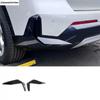 Car Front Rear Bumper Moulding Grills Corner Protectors Cover Trim Black Accessories Exterior Kit For BMW X1 U11  2024 2025