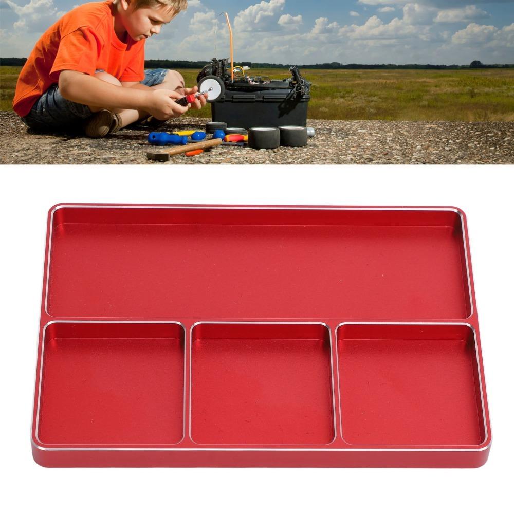 With Magnetic Pad Magnetic Screw Holder Metal Screw Parts Tray Durable RC Screw Tray  For RC Boat