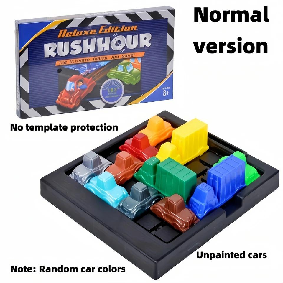 Puzzle Traffic Rush Hour Game for Kids Fun Racing Car Logical Reasoning Strategy Games Toy Educational Challenge for Children