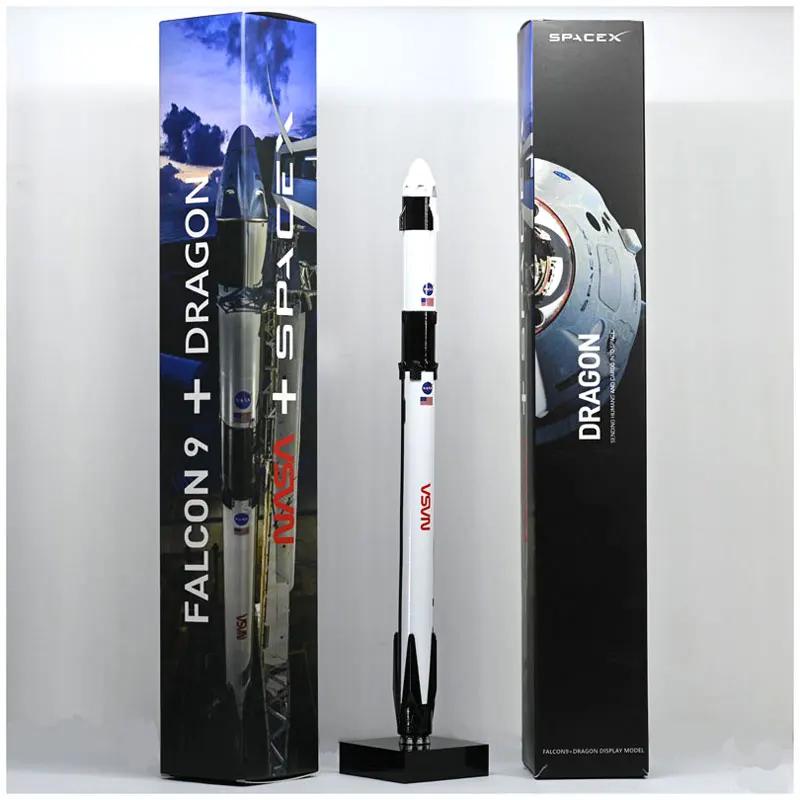 1:233 Falcon 9 Falcon 9 Dragon Těžký Falcon 1:375 Kovový odlévaný model rakety Starship Dekorativní sbírka