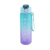 750ML Sports Water Bottle with Time Marker Leak-proof Cup Motivational Portable Water Bottle for Outdoor Sport Fitness BPA Free
