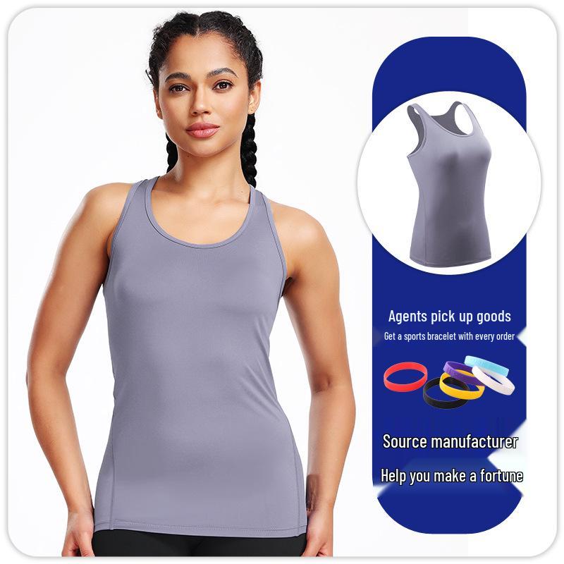 Women's Yoga Camisole - Sleeveless, Form-Fitting Sports Vest for Running and Layering