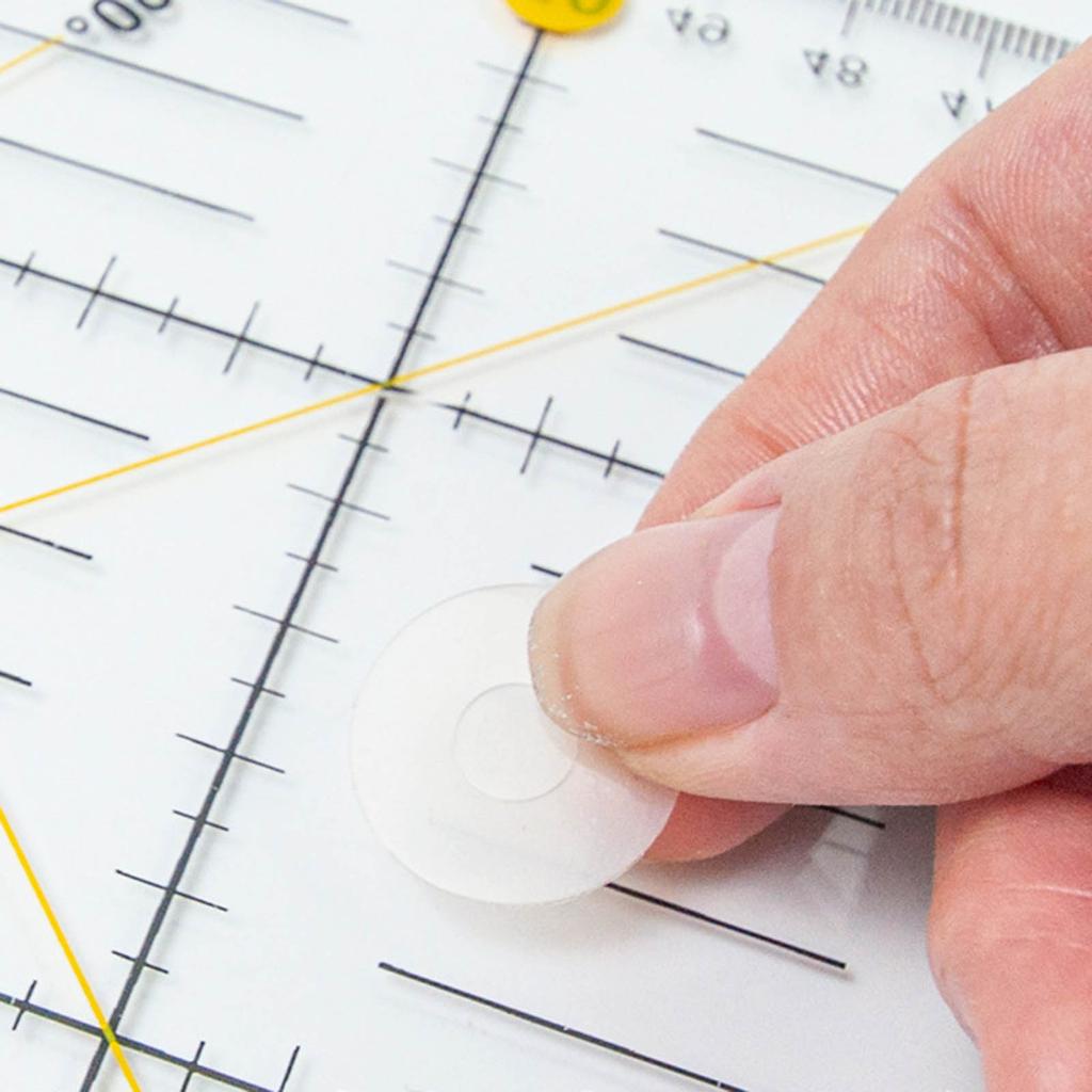 Quilting Templates Ruler Grips Strong Adhesive Non-Slip Grips Non-Slip Pads Enhanced Precision Quilting Rulers for DIY