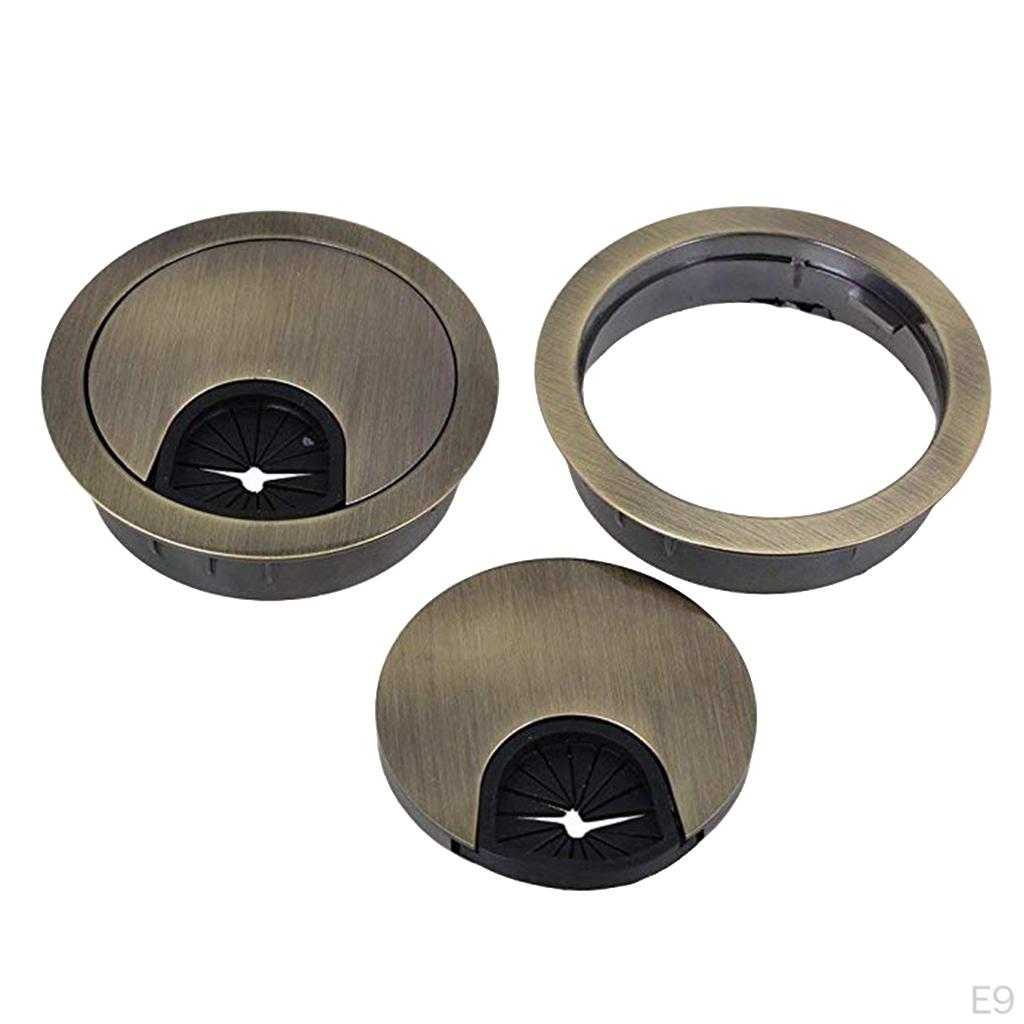 Pack Cable Desk Grommet Cover - 60mm