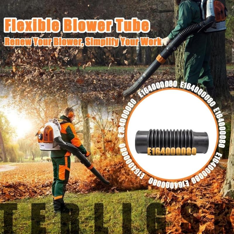 Replacements Flexible Blower Tube Suitable With PB 580T EB600RT PB 580 PB 580H Models Includes Black Air Duct And Clamps For Enhancing Performances