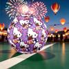 Size 5 Soccer Ball - Outdoor Sport Football with Lovely Cat Pattern, Ideal Gift for Birthdays, Christmas, Father's Day, Graduation