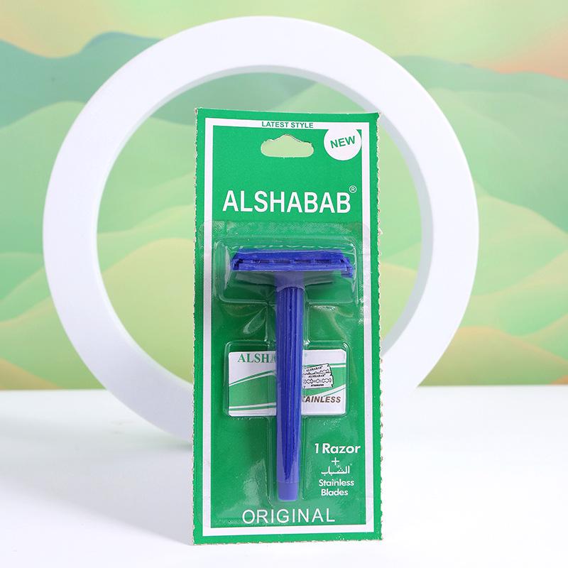 Disposable Double-Sided Manual Razor for Traditional Shaving