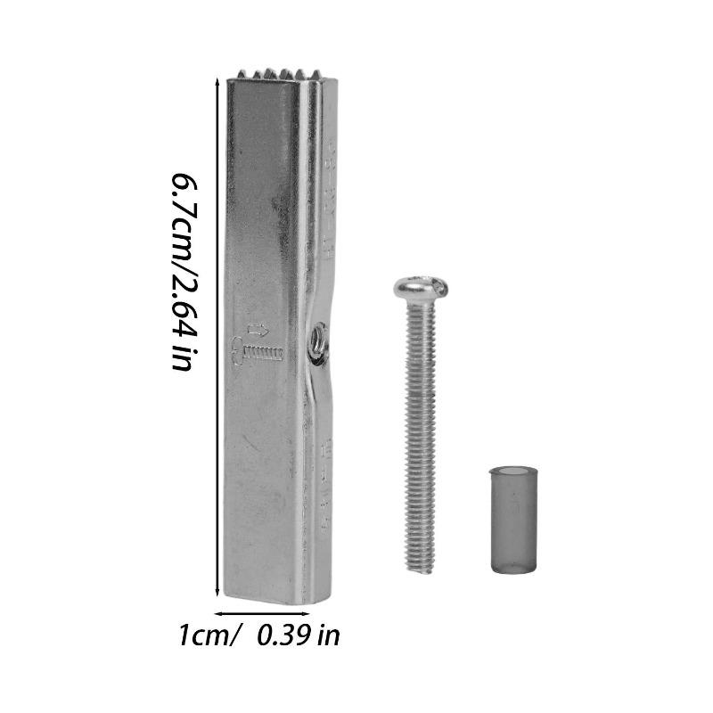 12/1PCS Dark Box Repair Screw Fix Tool 86type Wall Mount Electrical Plug Switch Outlet Socket Back Cassette Replacement Clip Kit