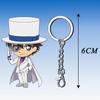 12cm Detective Conan Acrylic Transparent Pendant Car Key Pendant Student Backpack Decoration Fun Cute Cartoon Children's Gift