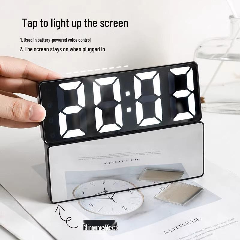 Luminous Silent Desk Clock: High-Value Digital Alarm Clock for Students