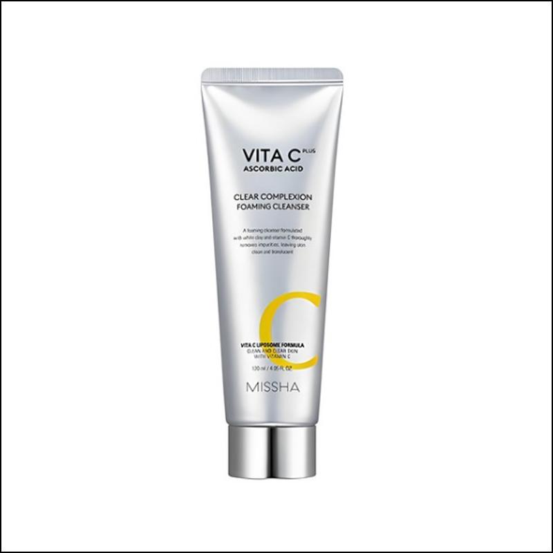 MISSHA Vita C Plus Очищающая пенка для очищения кожи лица 120 мл