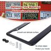1/2Pcs Stainless Steel License Plate Bracket Bracket Car Label Frame Universal License Plate Frame American License Plate Frame License Plate Covers