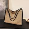 Lazy wind vacation beach oversized capacity straw bag shoulder bag niche versatile spring and summer tote bag