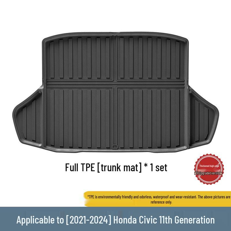 TPE Floor Mats & Trunk Liner for 2016-2024 Honda Civic (10th/11th Gen)