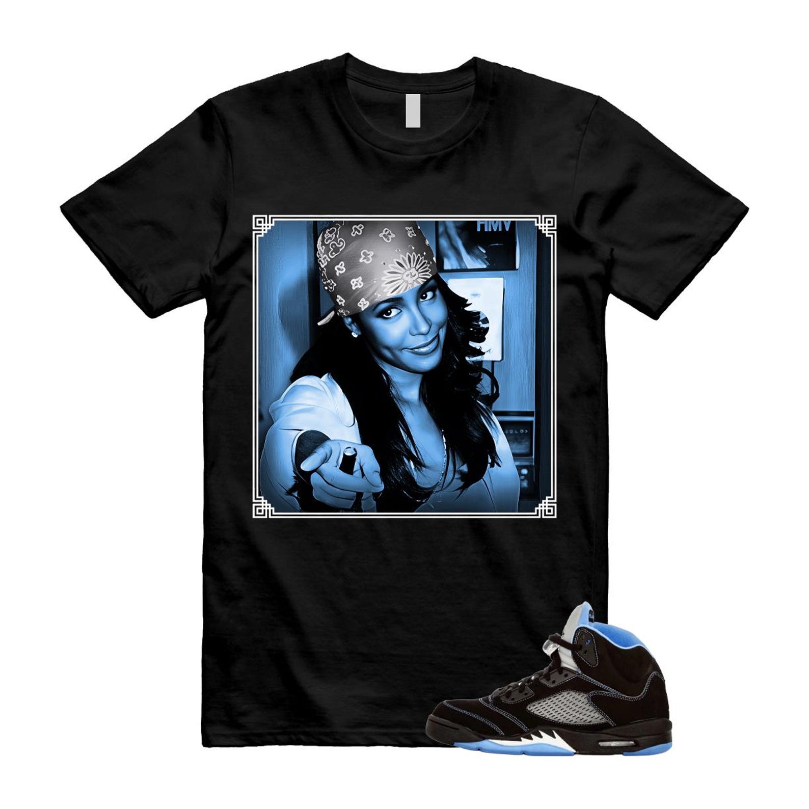 5 Black University Blue White 2026 T Shirt Match LIYAH S