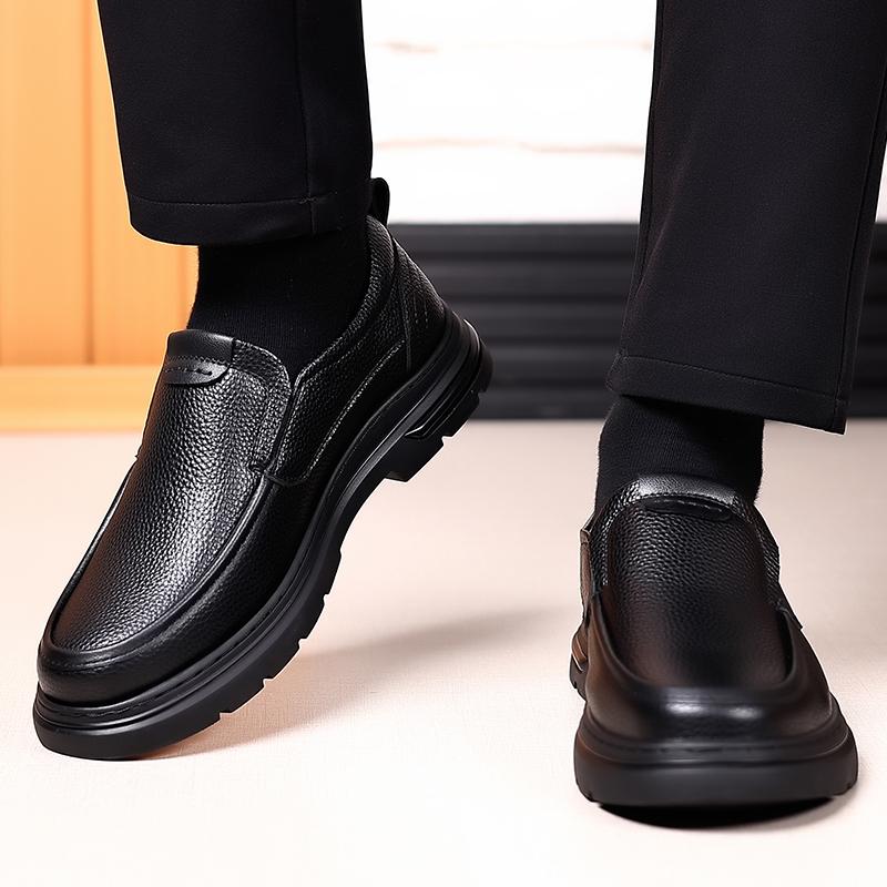 Fashion Genuine Leather Shoes For Man Leather Casual Shoes Fashion Business Oxford Shoes High Quality Designer Work Shoes