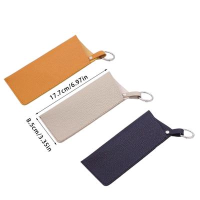 Portable Hanging Glasses Storage Bag Lightweight PVC Design Waterproof Protective Case With Soft Lining For Eyewears Care