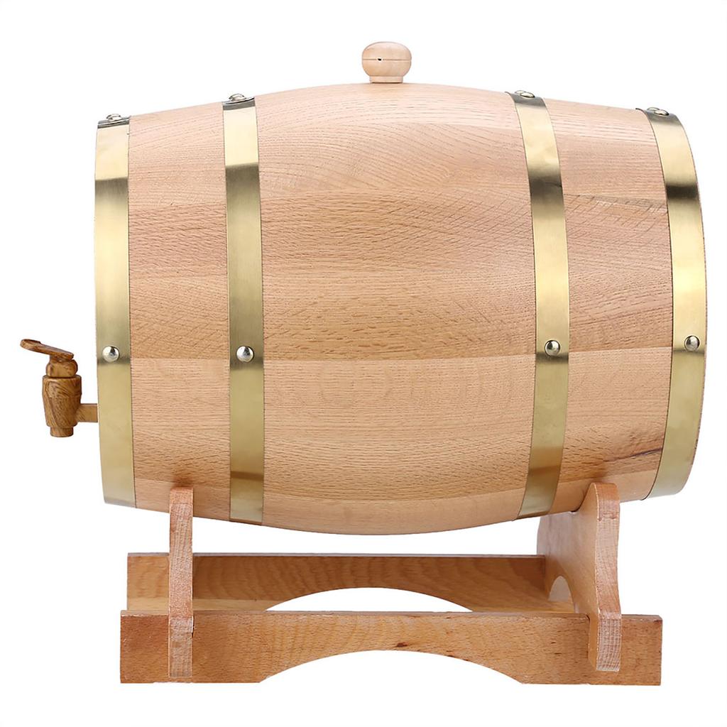 Botte di legno di quercia d'epoca per vino, birra, whisky, rum, porto